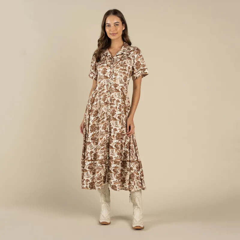 Whataburger x Sendero La Dahlia Dress sold by Sendero Provisions CO