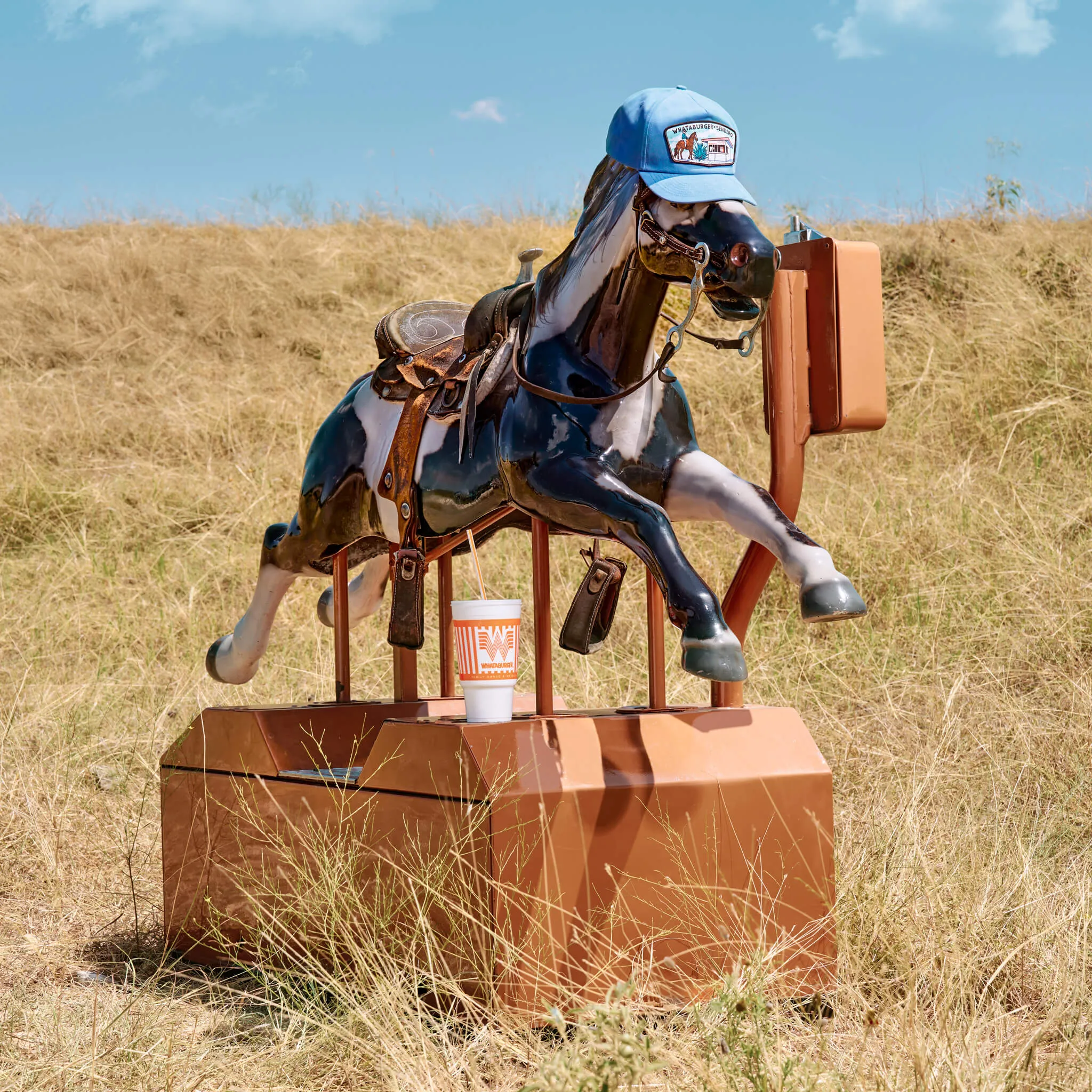 Whataburger x Sendero Cowboy Drive Thru Hat sold by Sendero Provisions CO product image thumbnail 2