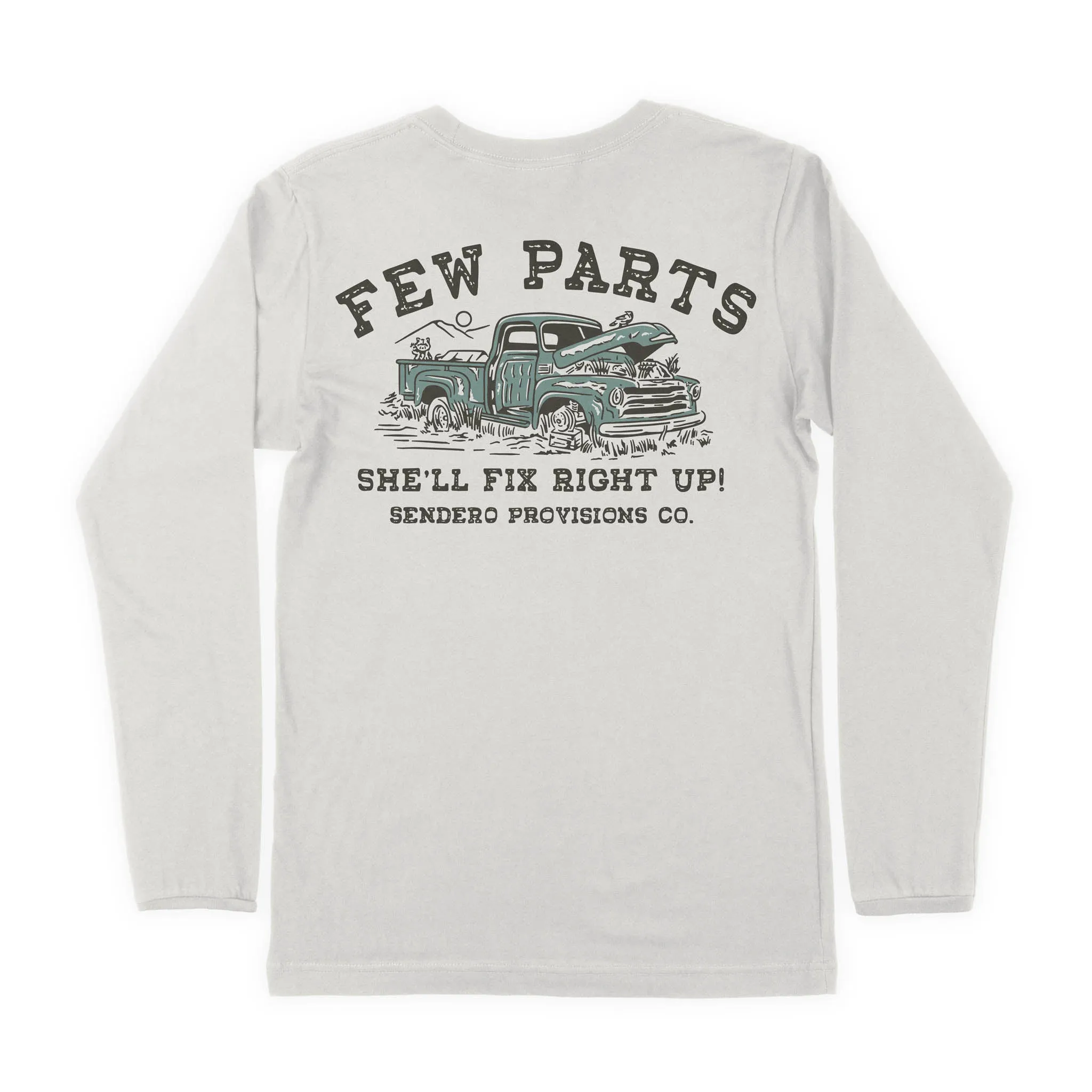 Few Parts Long Sleeve T-Shirt sold by Sendero Provisions CO