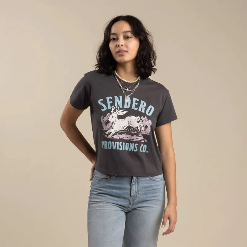Peter Jackalope Boxy Tee sold by Sendero Provisions CO