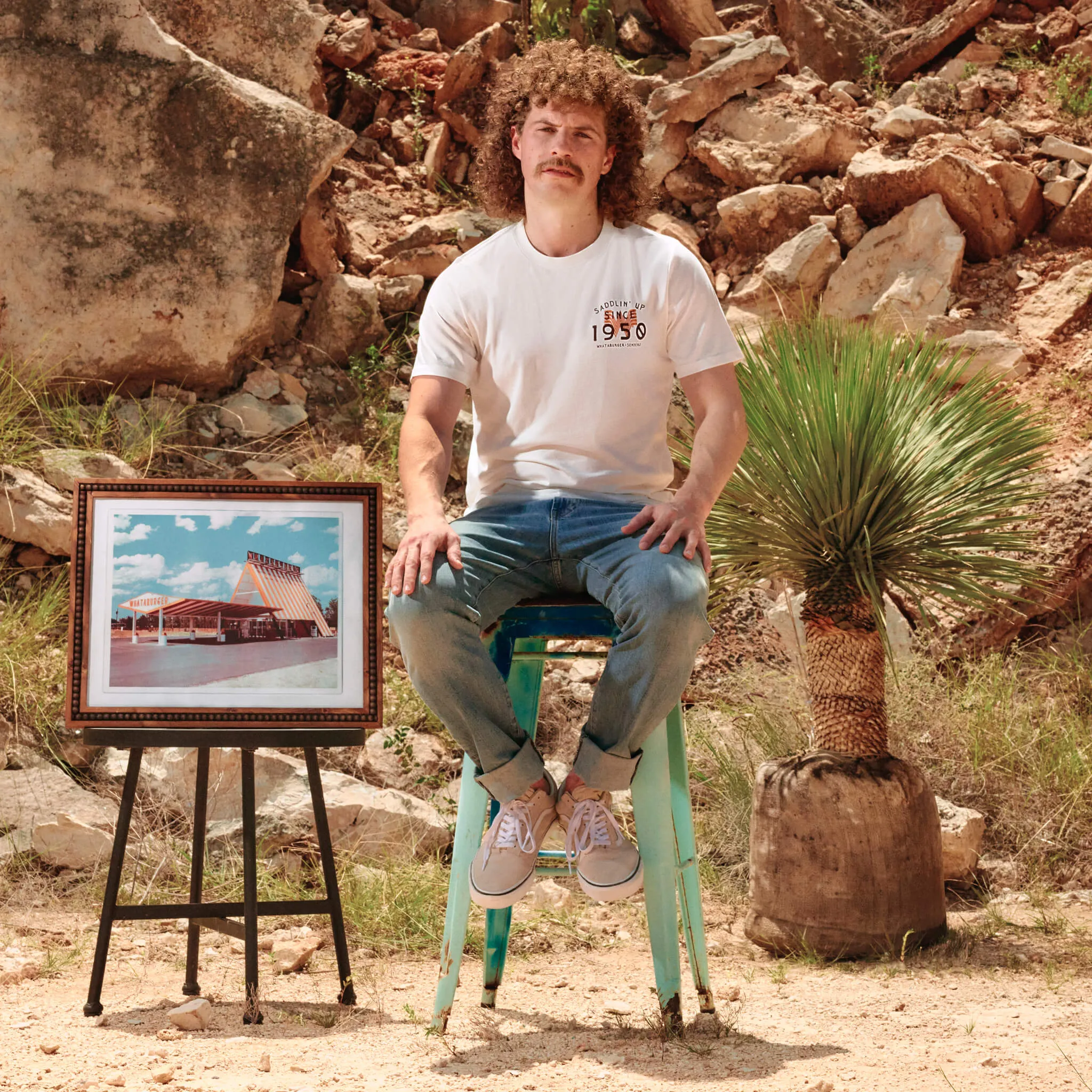 WhataRodeo T-Shirt - Vintage White sold by Sendero Provisions CO product image thumbnail 2