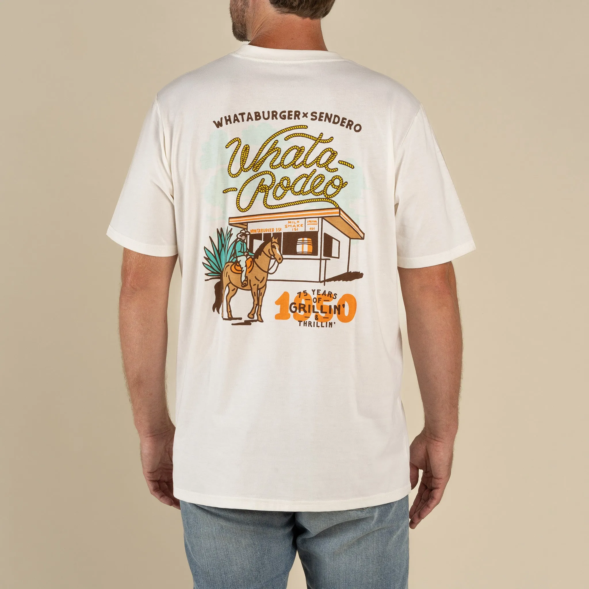 WhataRodeo T-Shirt - Vintage White sold by Sendero Provisions CO product image thumbnail 5