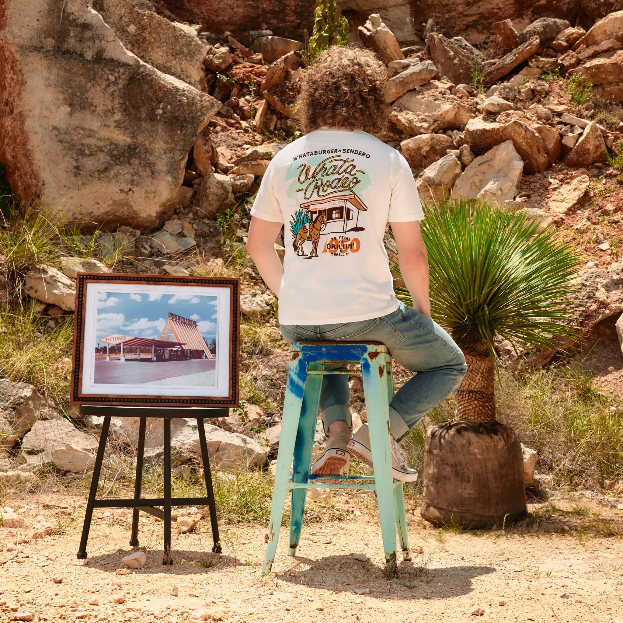 WhataRodeo T-Shirt - Vintage White sold by Sendero Provisions CO product image thumbnail 3