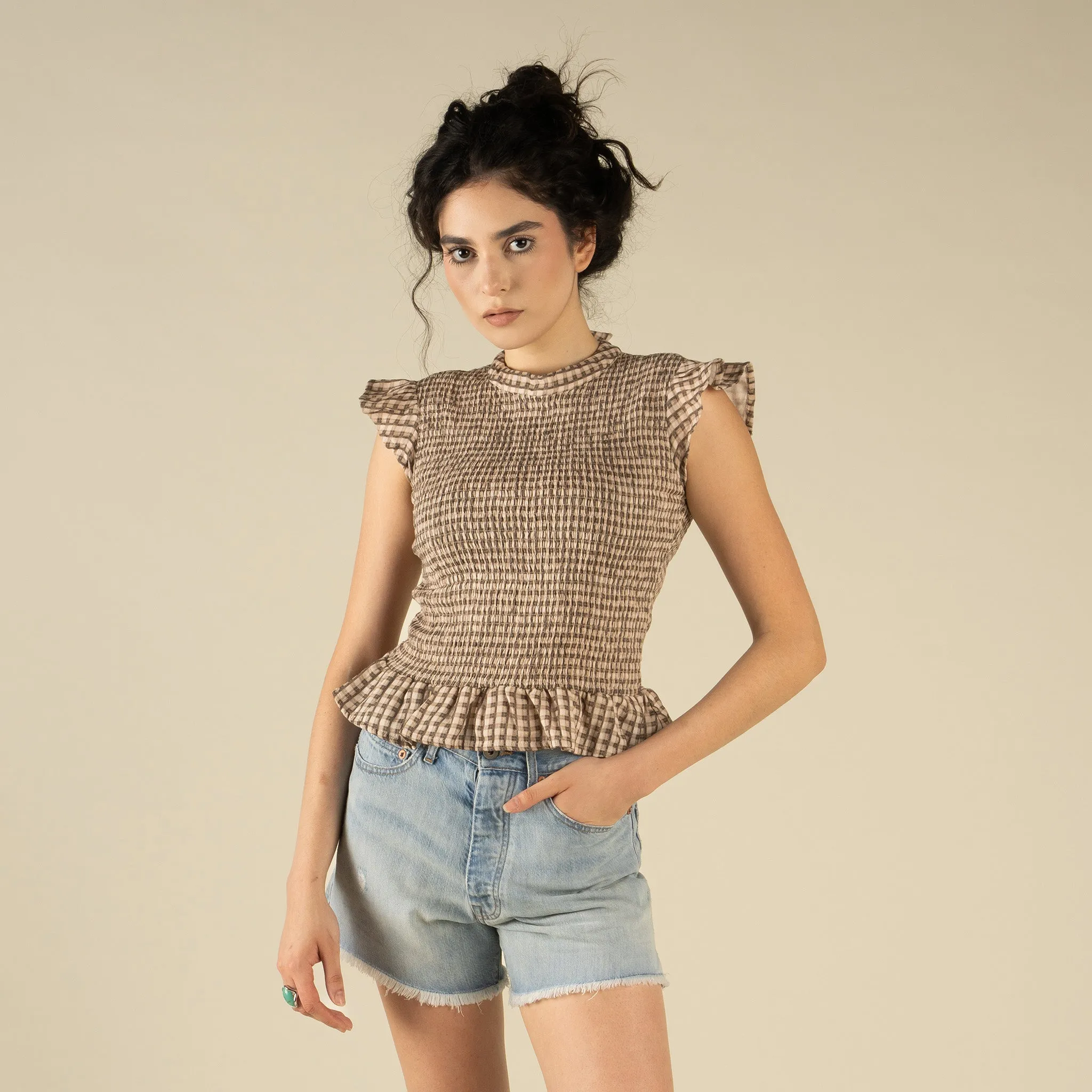 The Hattie Smock Top sold by Sendero Provisions CO