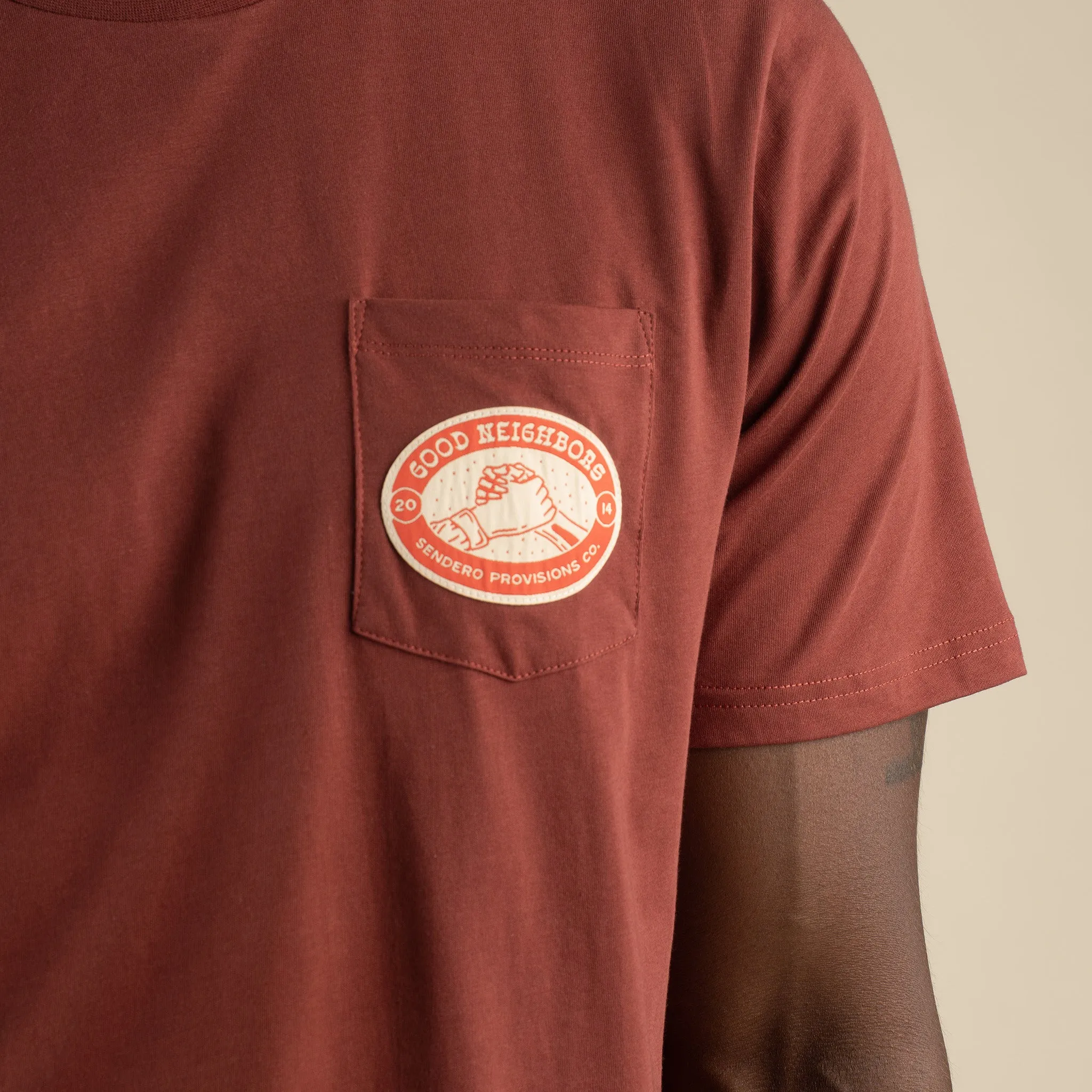 Good Neighbors Pocket T-Shirt sold by Sendero Provisions CO product image thumbnail 3