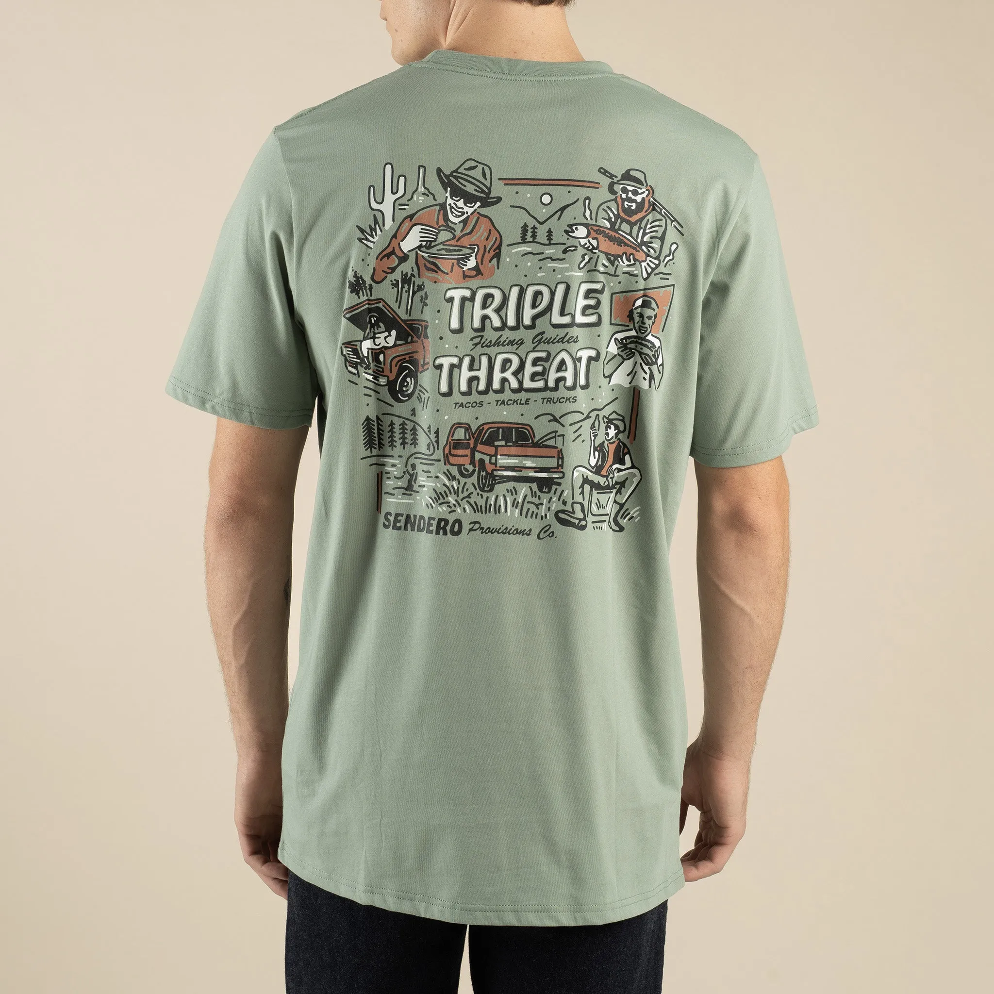 Triple Threat T-Shirt sold by Sendero Provisions CO