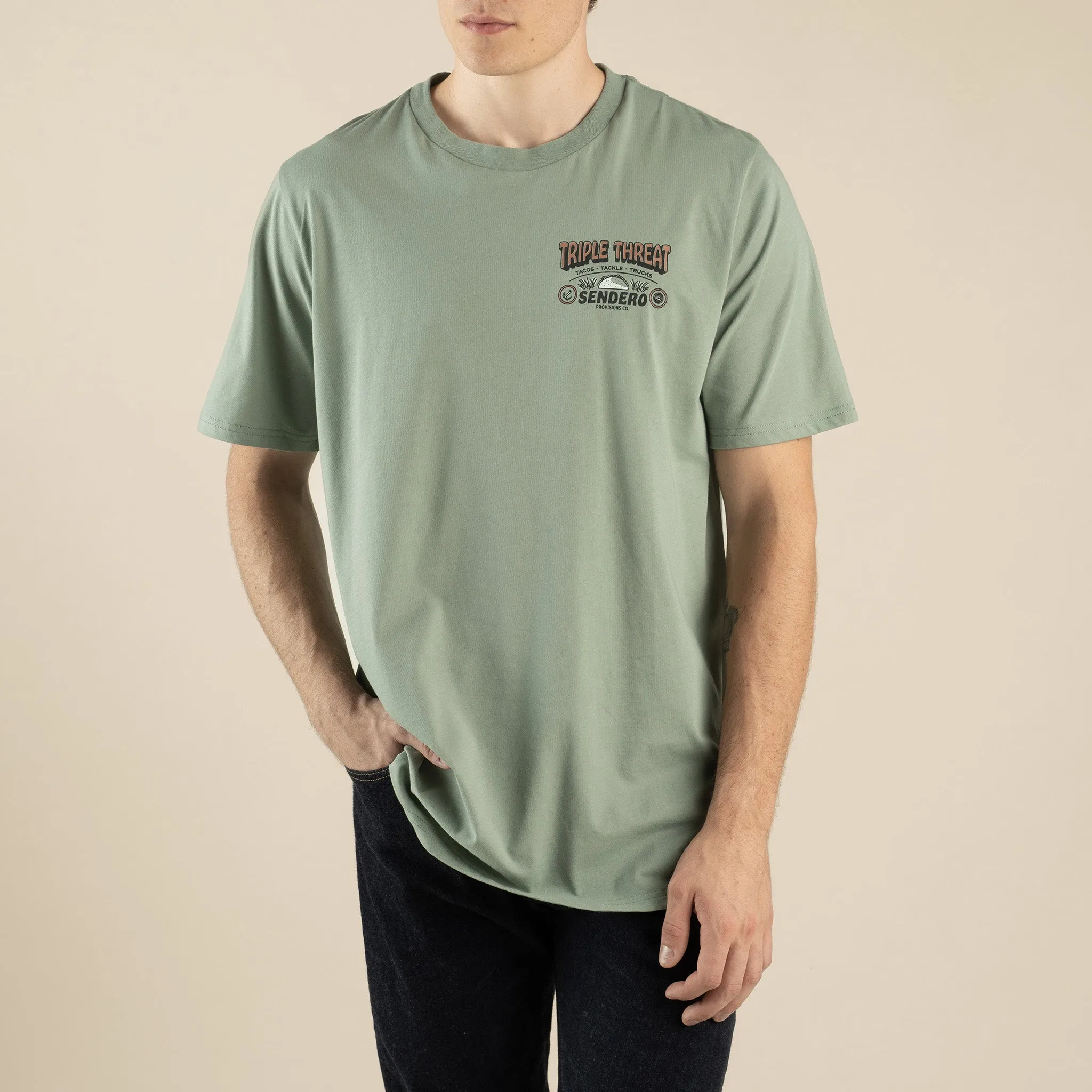 Triple Threat T-Shirt sold by Sendero Provisions CO product image thumbnail 2