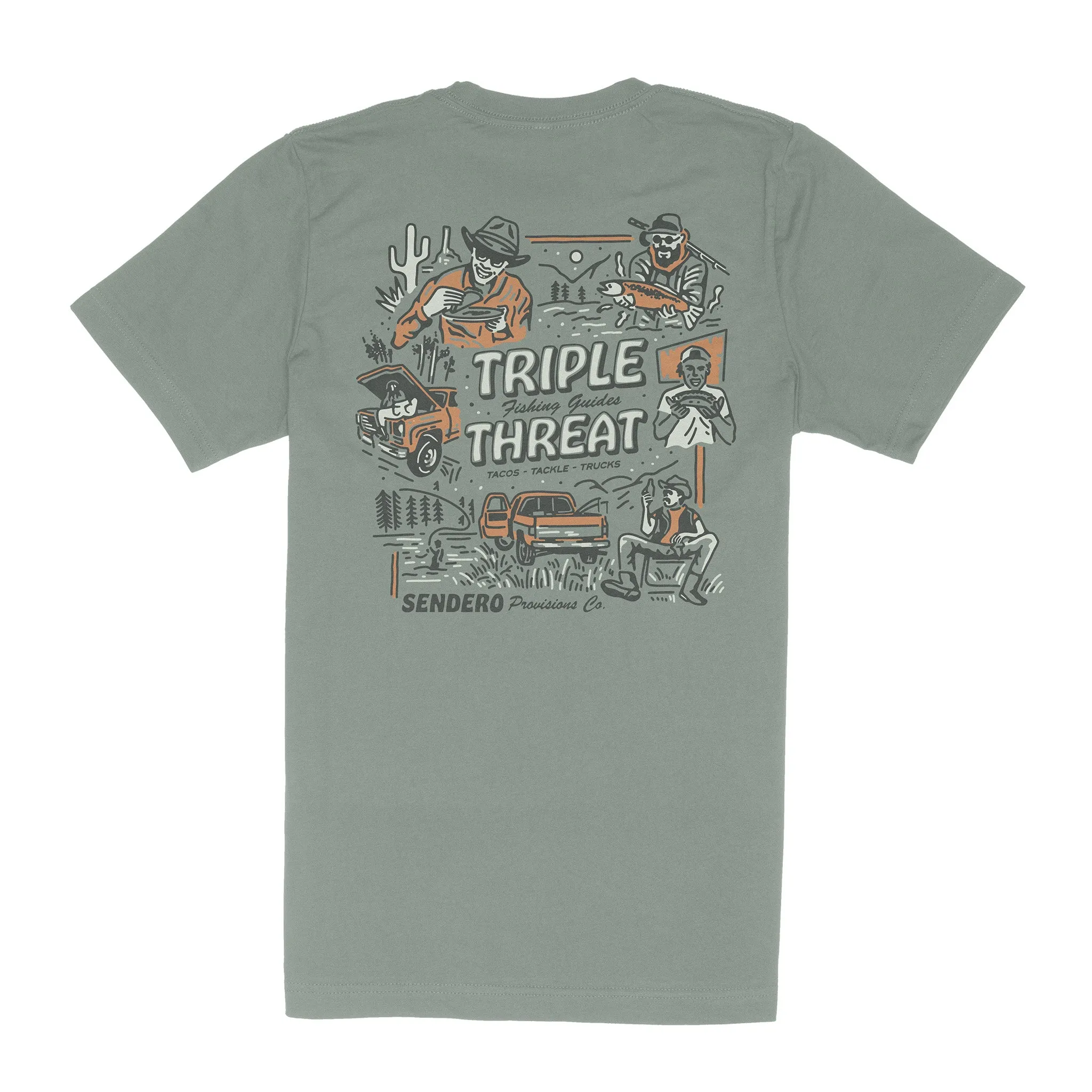 Triple Threat T-Shirt sold by Sendero Provisions CO product image thumbnail 3