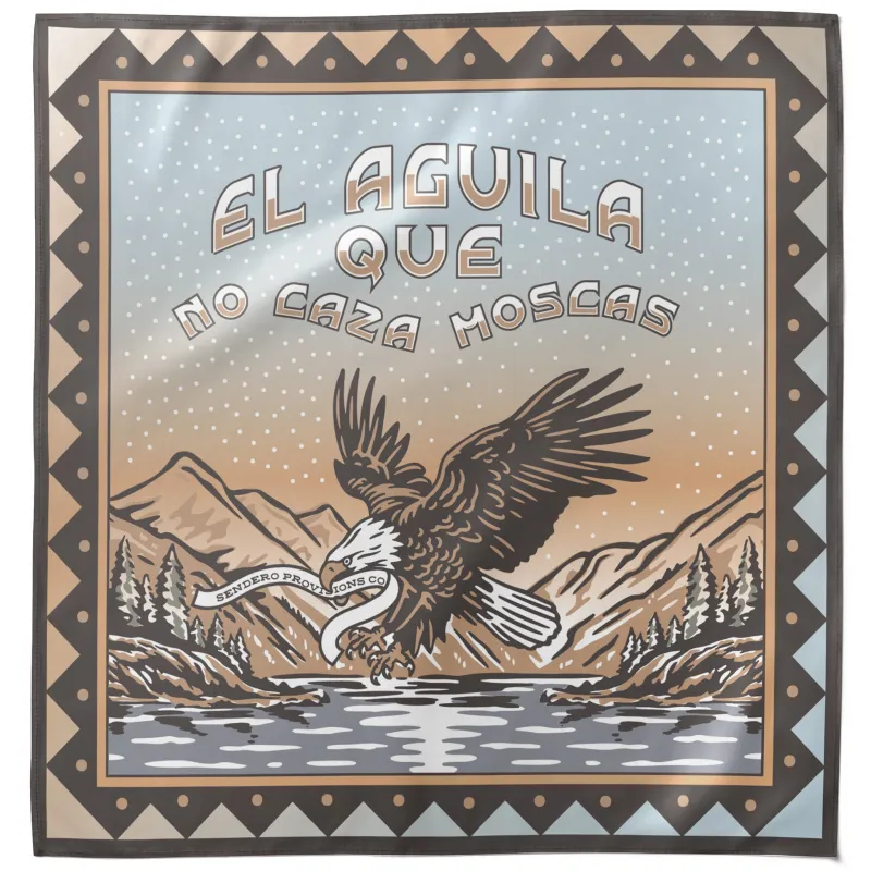 Eagle Bandana - Blue made by Sendero Provisions CO