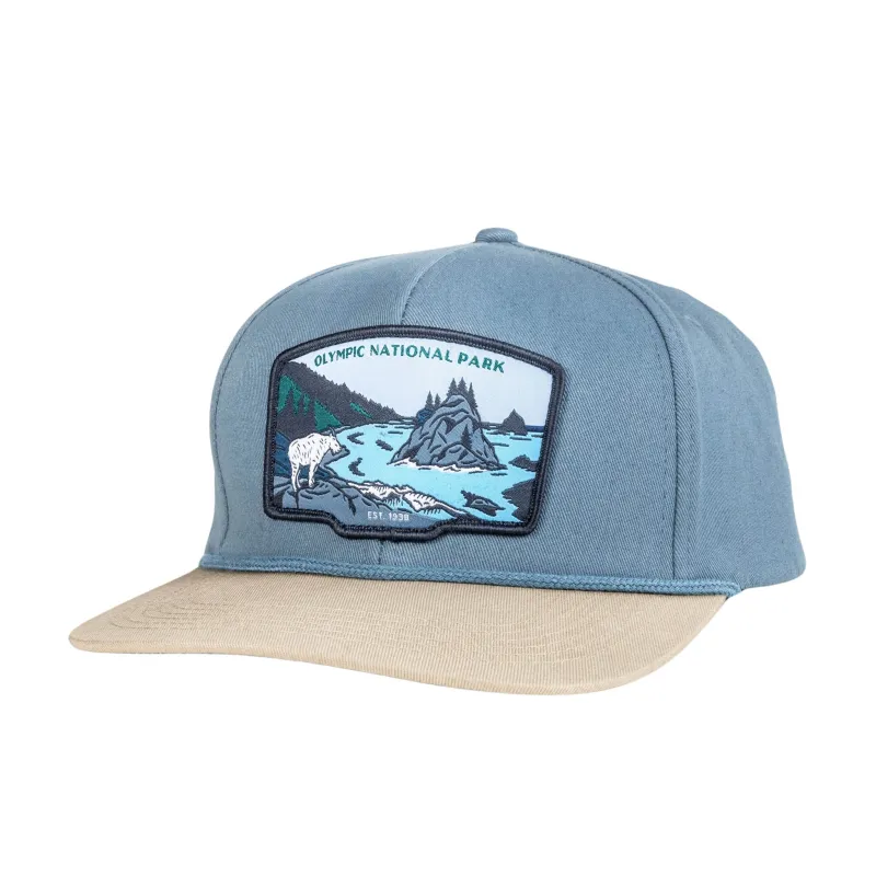Olympic National Park Hat - Blue Stone/Stone made by Sendero Provisions CO