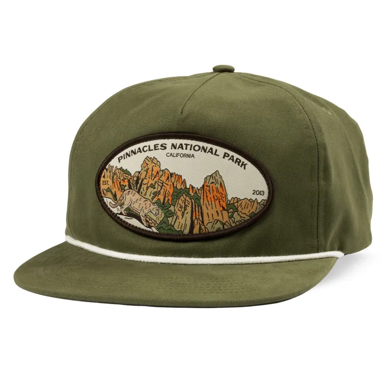 Pinnacles National Park Hat - Olive made by Sendero Provisions CO