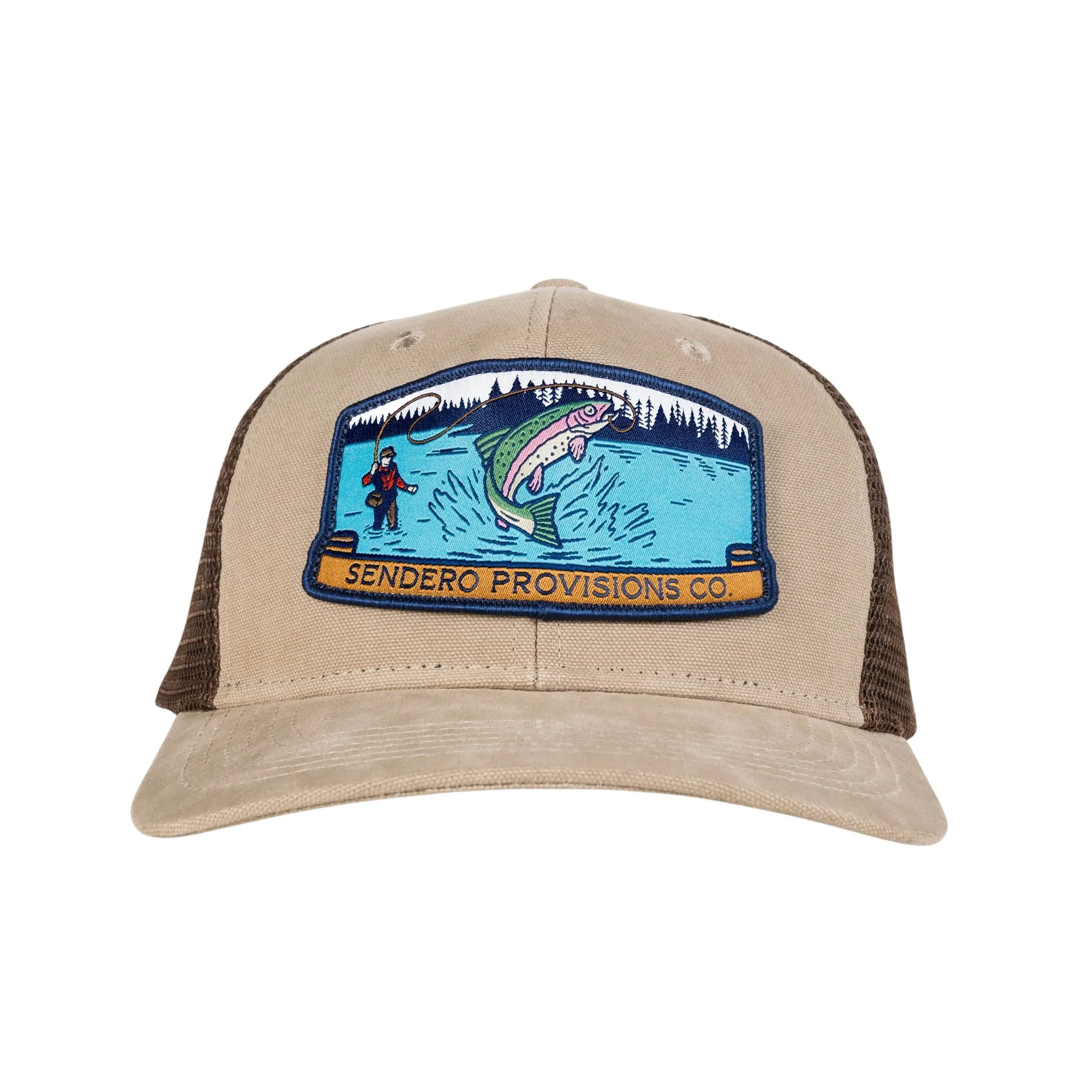 Fly Fisher Hat - Khaki/Brown sold by Sendero Provisions CO product image thumbnail 4
