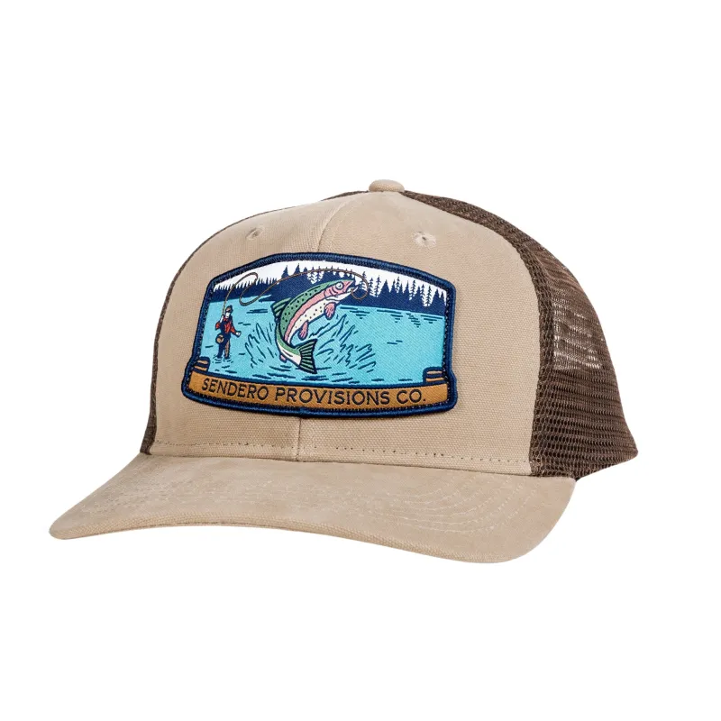 Fly Fisher Hat - Khaki/Brown made by Sendero Provisions CO