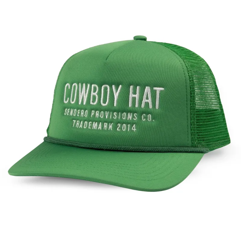 Cowboy Hat - Green made by Sendero Provisions CO