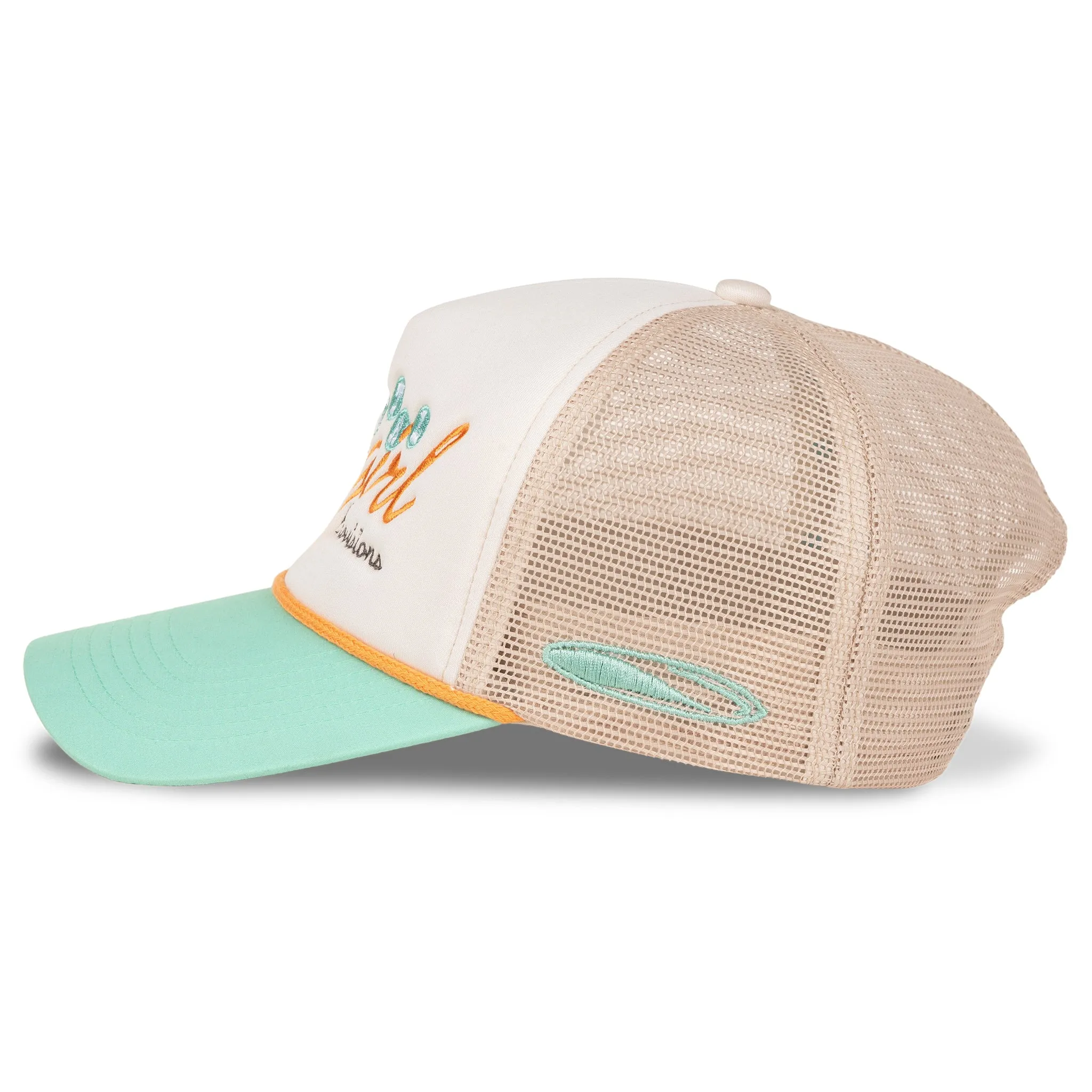 Coastal Cowgirl Hat - Cream/Teal sold by Sendero Provisions CO product image thumbnail 2
