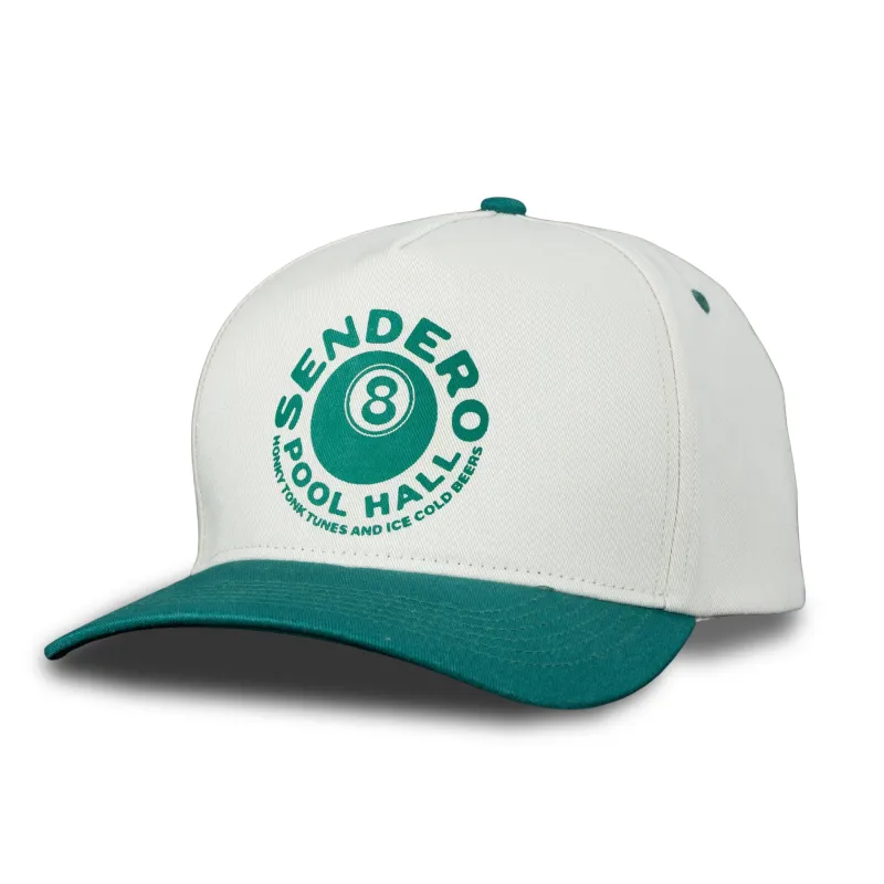 Eightball Hat - White made by Sendero Provisions CO