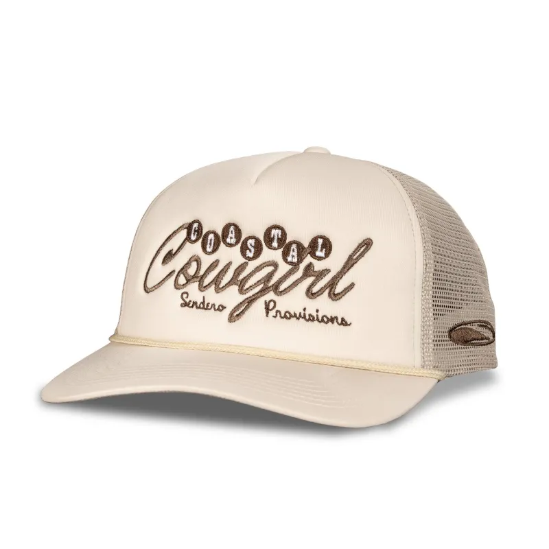 Coastal Cowgirl Hat - Cream/Brown made by Sendero Provisions CO