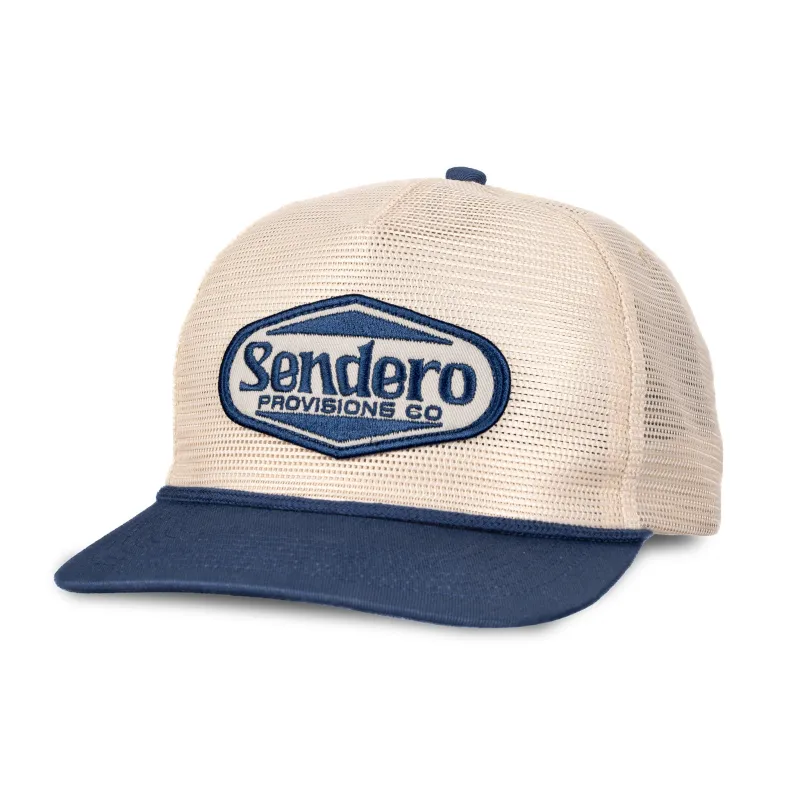 Sendero Supply Hat - Cream/Navy made by Sendero Provisions CO