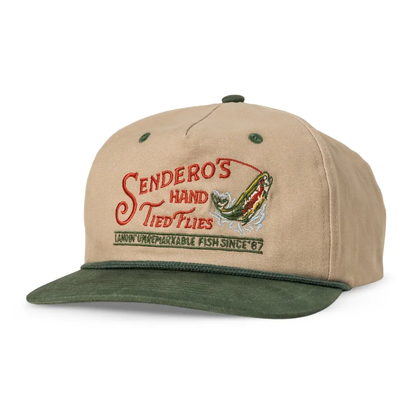 Hand Tied Flies Hat made by Sendero Provisions CO