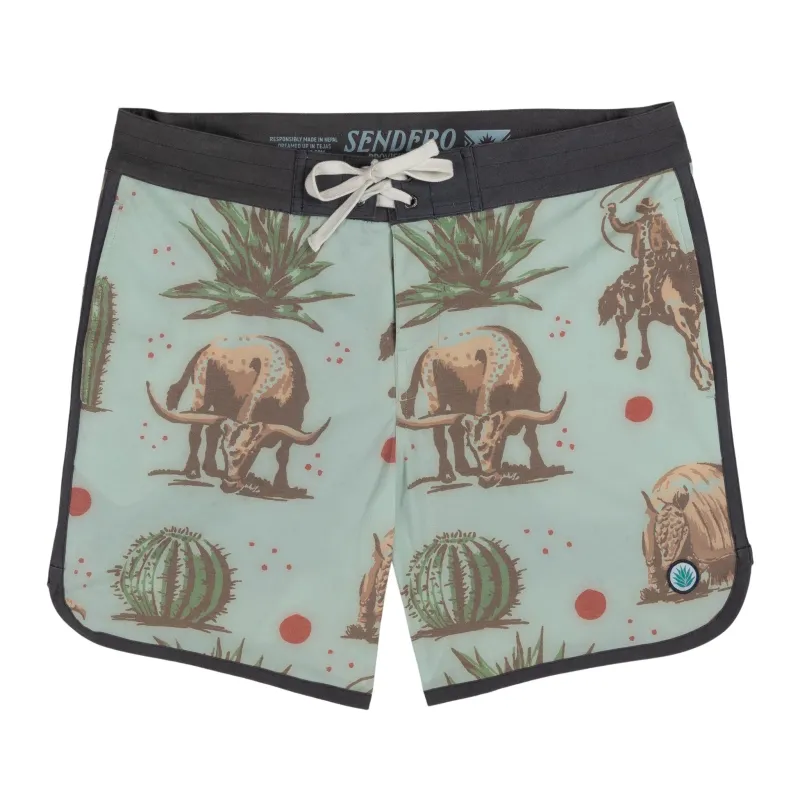 Point Bar Boardshort - Dos Nueces made by Sendero Provisions CO