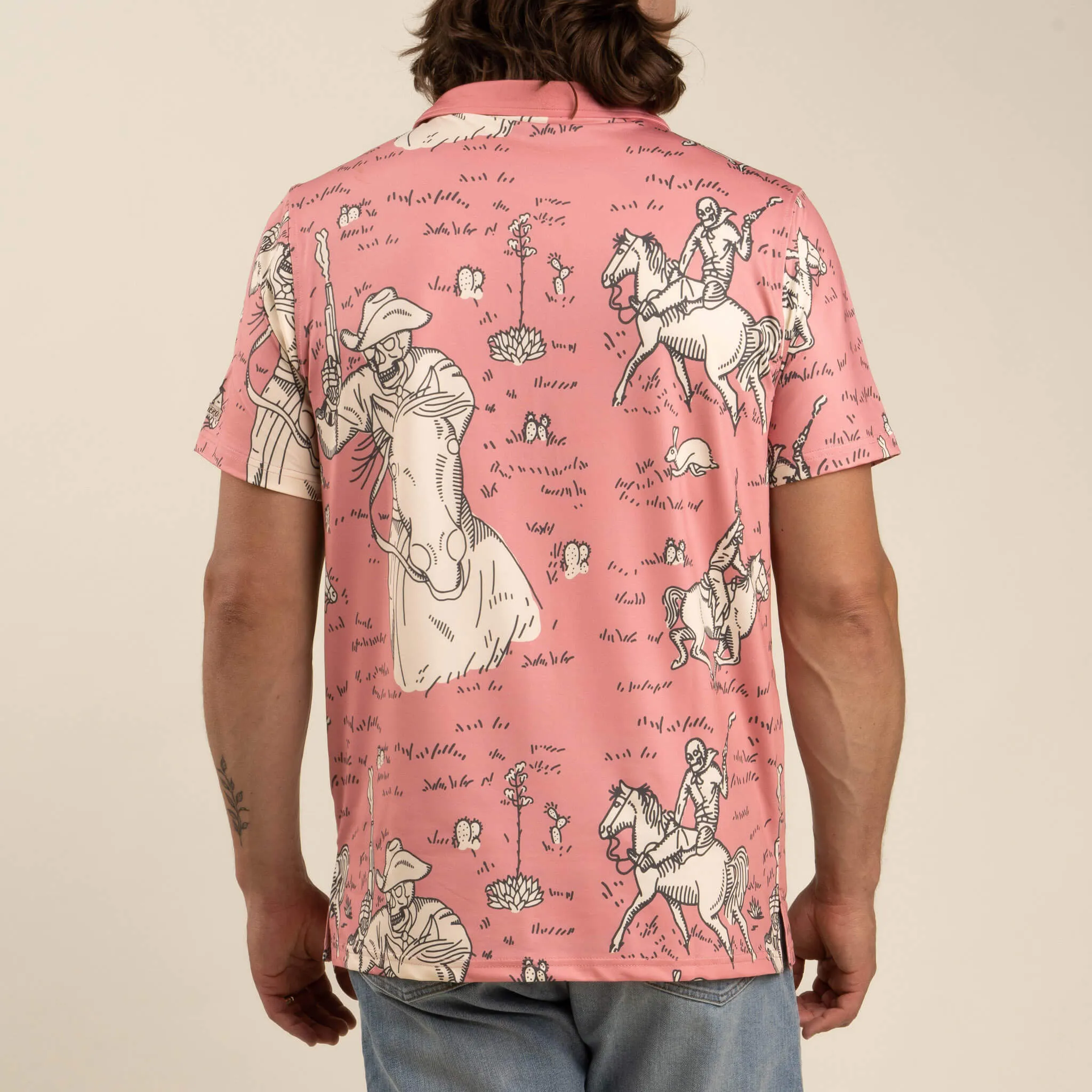 High Noon Performance Polo - Skeleton Riders sold by Sendero Provisions CO product image thumbnail 3