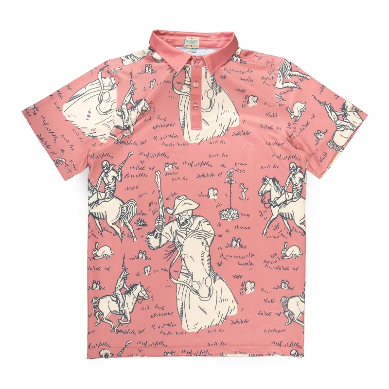 High Noon Performance Polo - Skeleton Riders made by Sendero Provisions CO