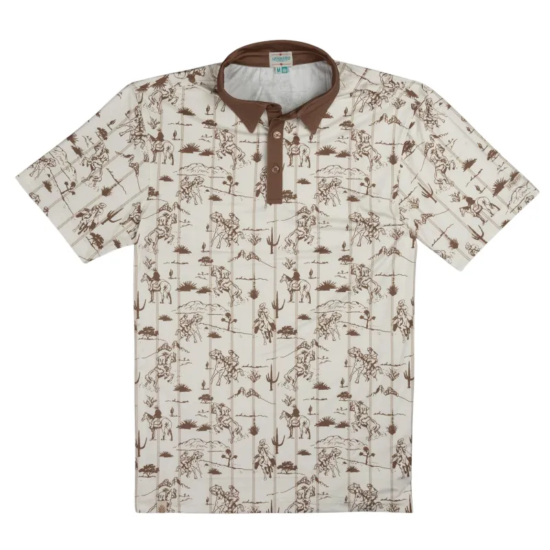 High Noon Performance Polo - Desert Rodeo made by Sendero Provisions CO