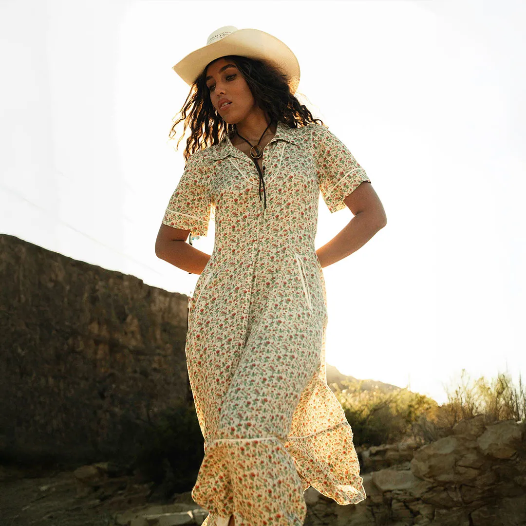 La Dahlia Dress - Desert Rose Cream sold by Sendero Provisions CO product image thumbnail 2