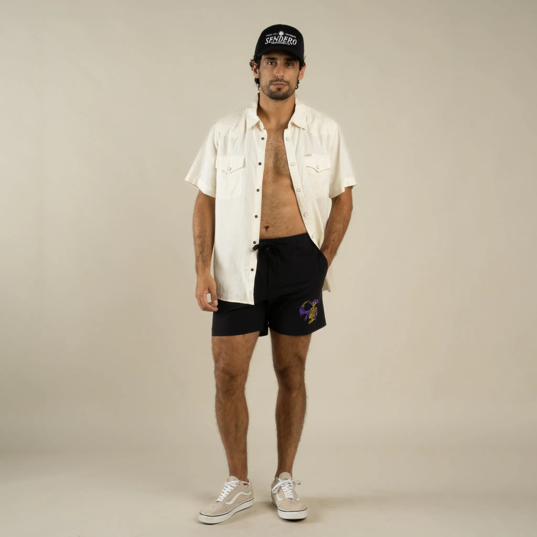 Marejada Boardshort - Black sold by Sendero Provisions CO product image thumbnail 5