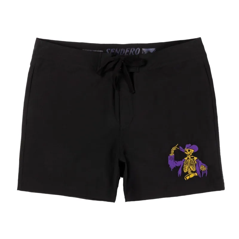 Marejada Boardshort - Black made by Sendero Provisions CO