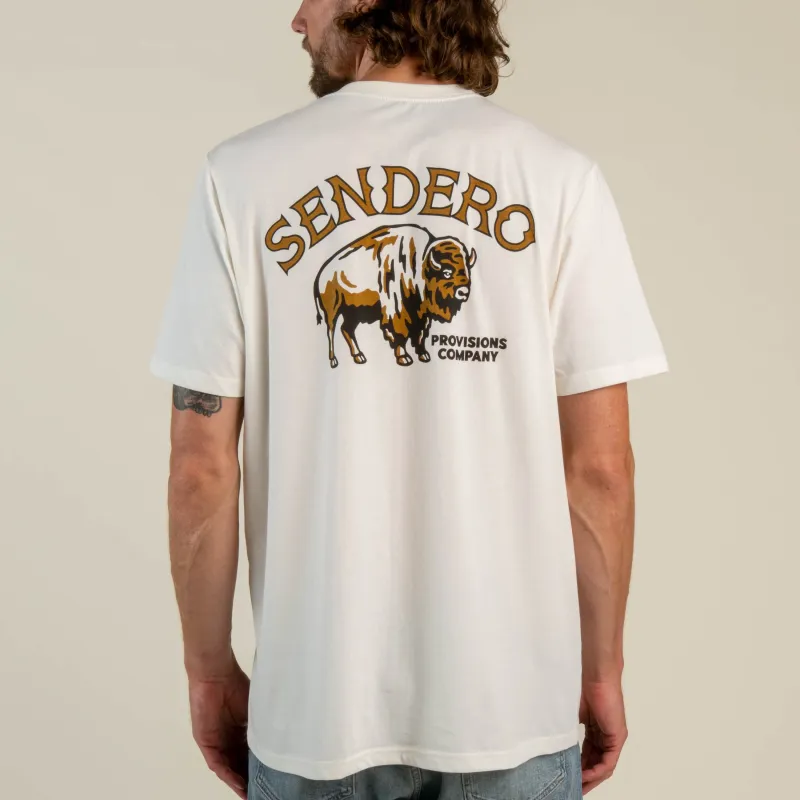 American Buffalo T-Shirt - Vintage White made by Sendero Provisions CO