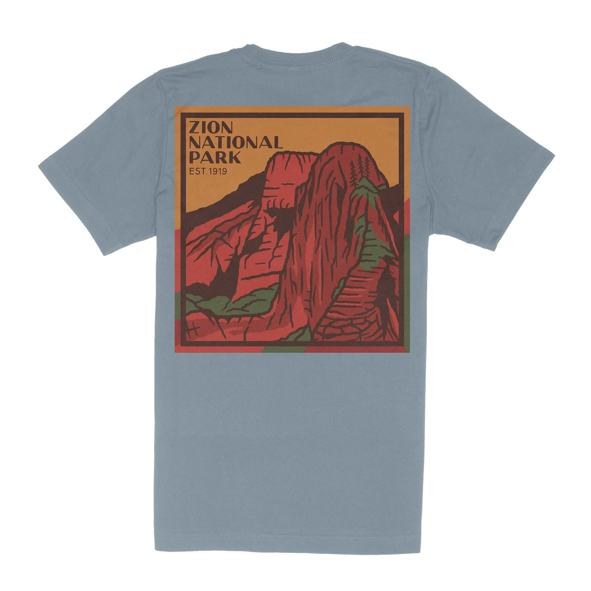 Zion National Park T-Shirt sold by Sendero Provisions CO product image thumbnail 4