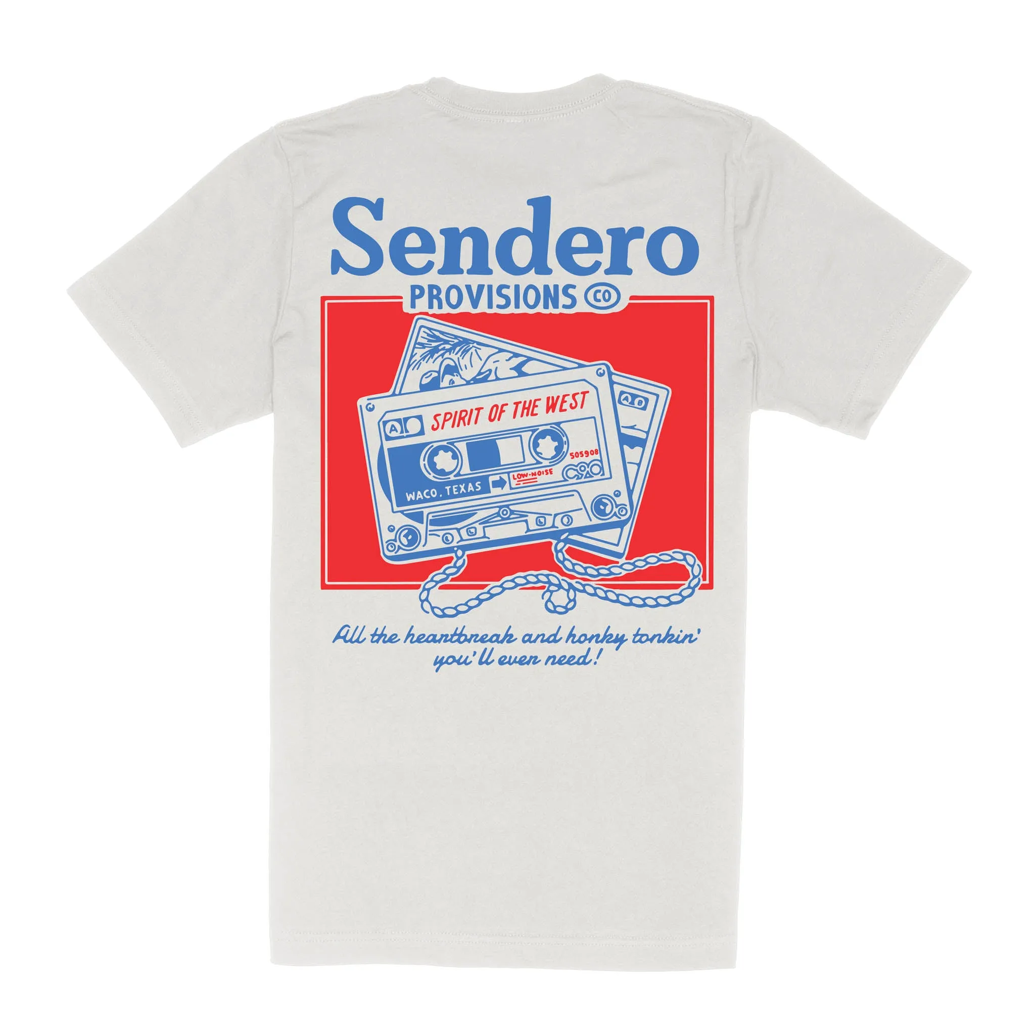 Cassette Tape T-Shirt - Vintage White sold by Sendero Provisions CO product image thumbnail 5