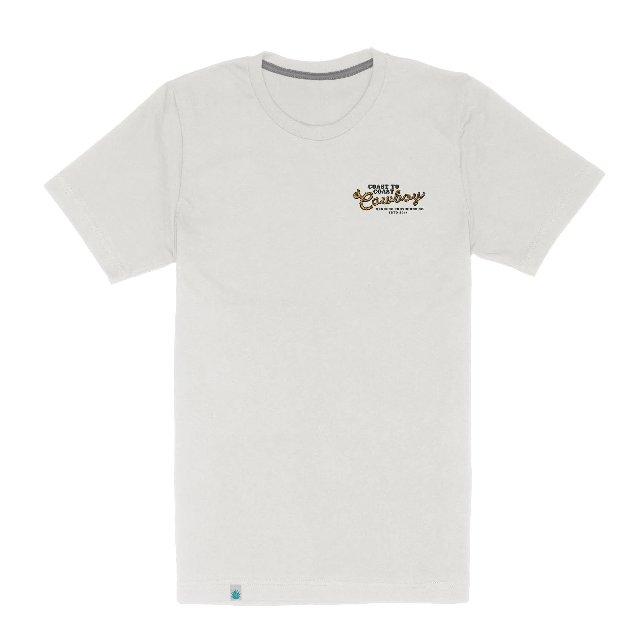 Coast to Coast Cowboy T-Shirt - Vintage White sold by Sendero Provisions CO product image thumbnail 5