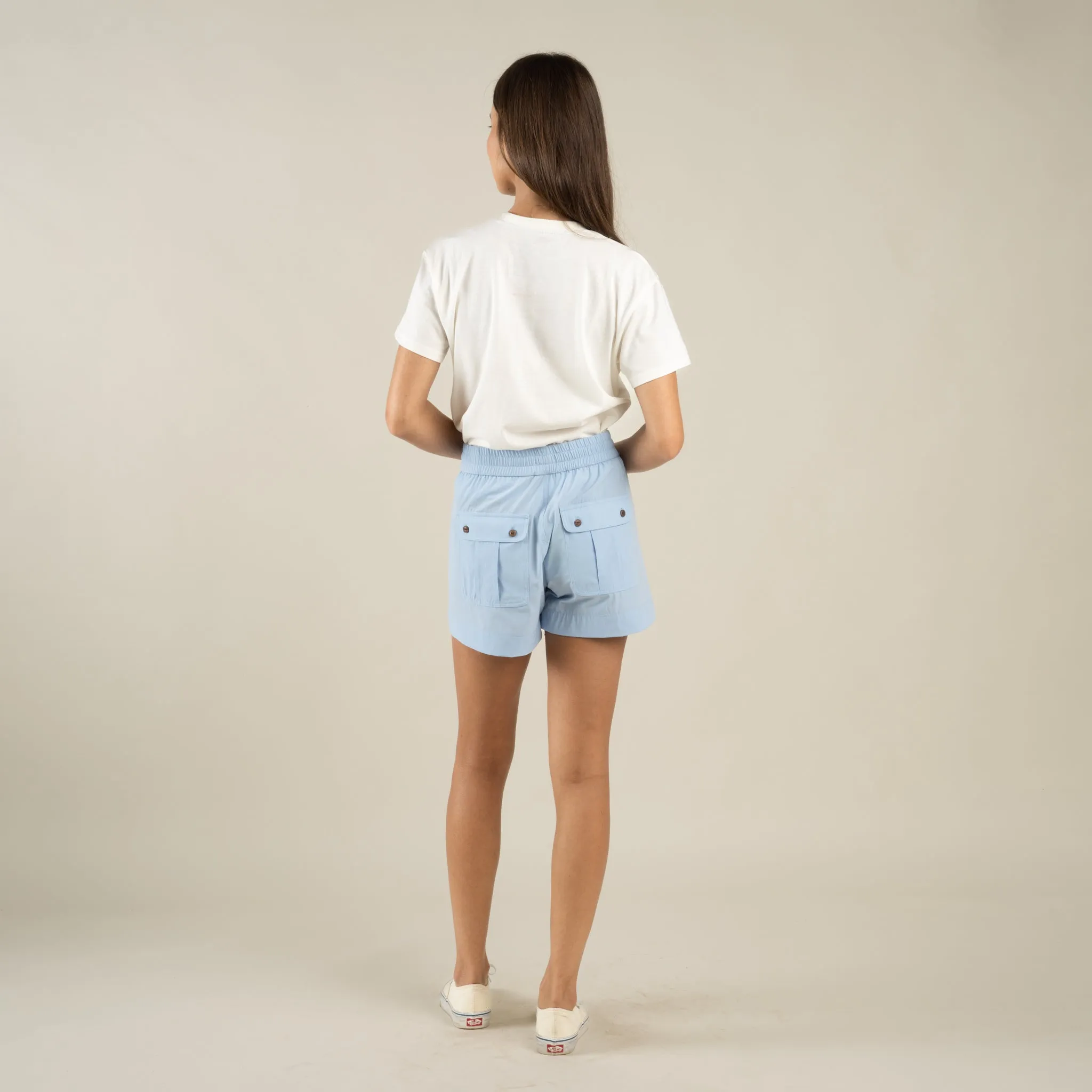 The Solaya Performance Short - Blanco Blue sold by Sendero Provisions CO product image thumbnail 5