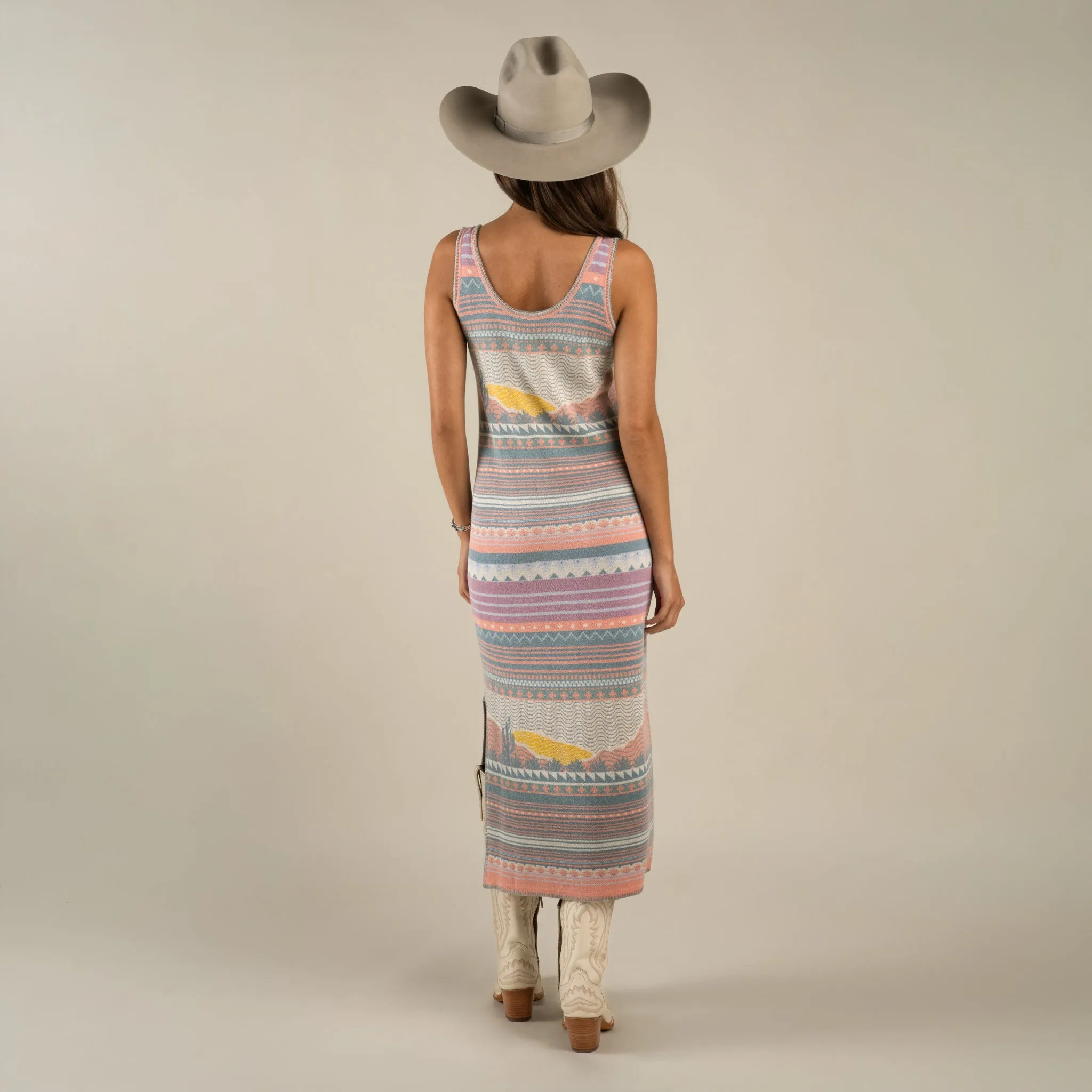 Puebla Knit Dress - Sonora - Sunset sold by Sendero Provisions CO product image thumbnail 4
