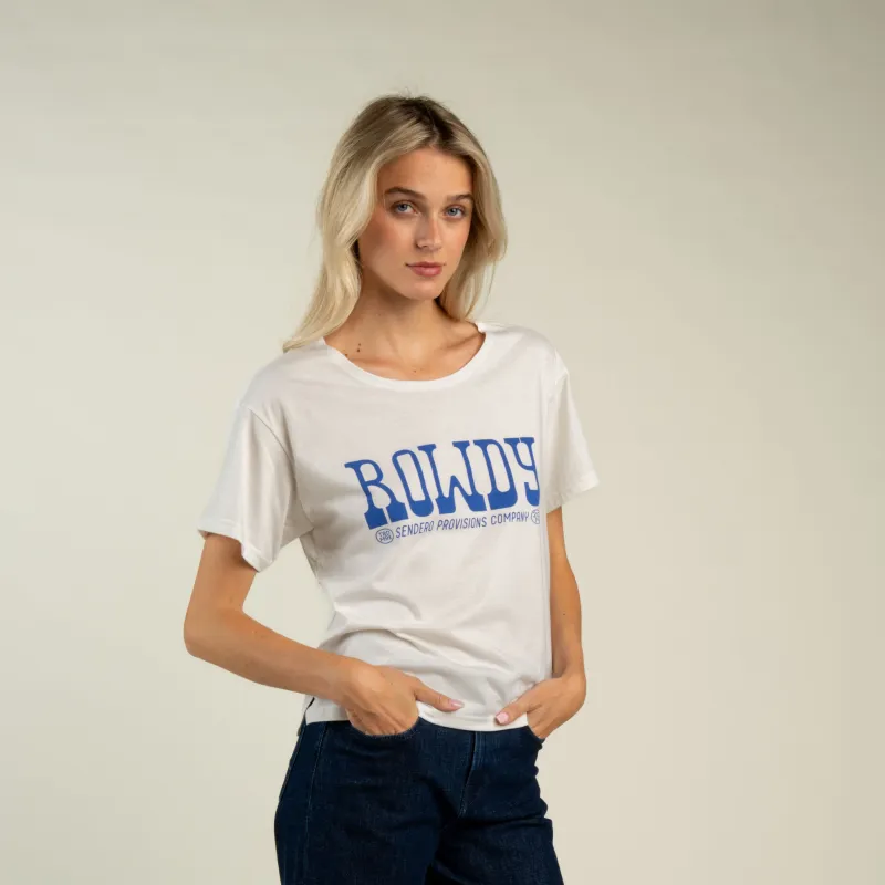 Rowdy Basic Tee - Vintage White made by Sendero Provisions CO