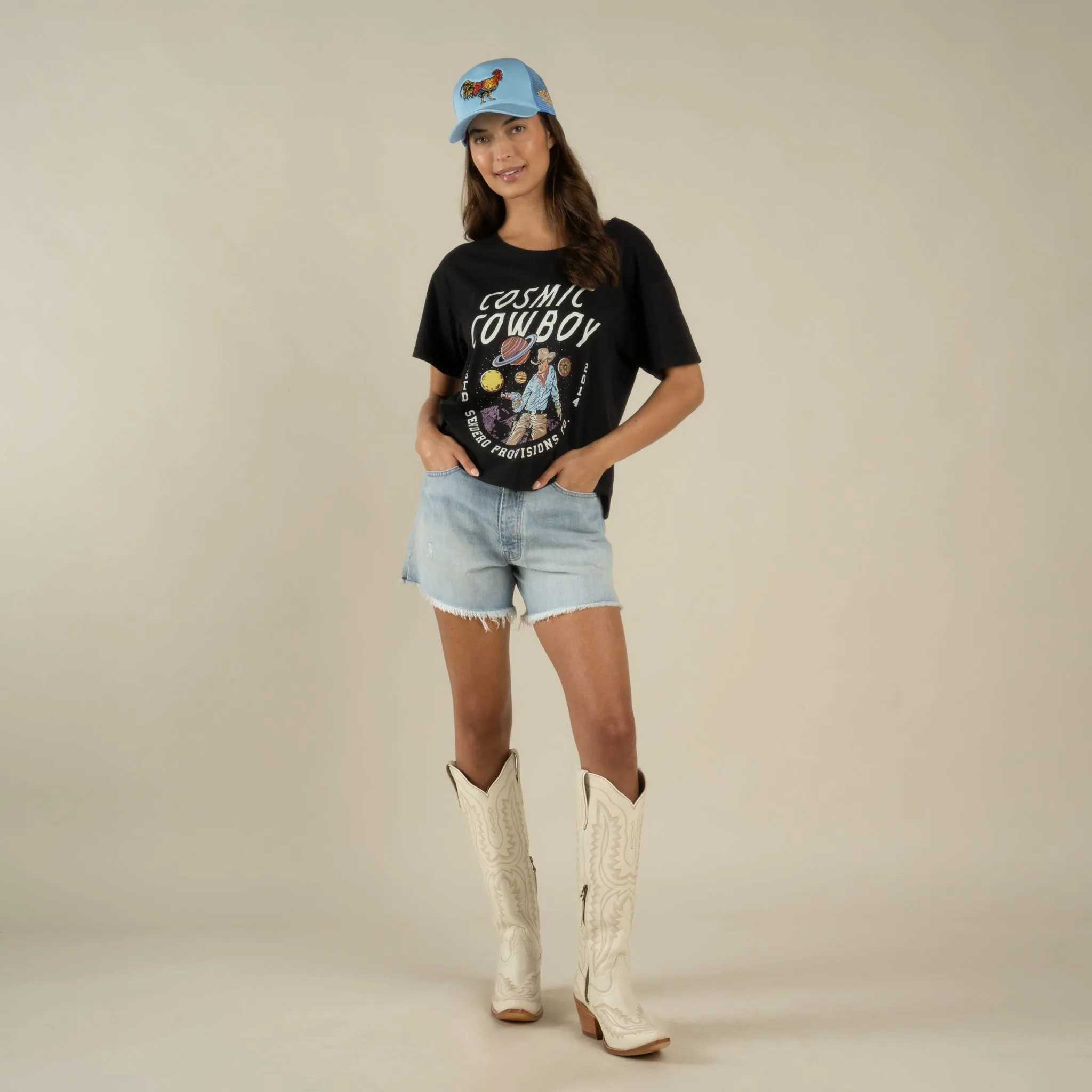 Cosmic Cowboy Basic Tee sold by Sendero Provisions CO product image thumbnail 3
