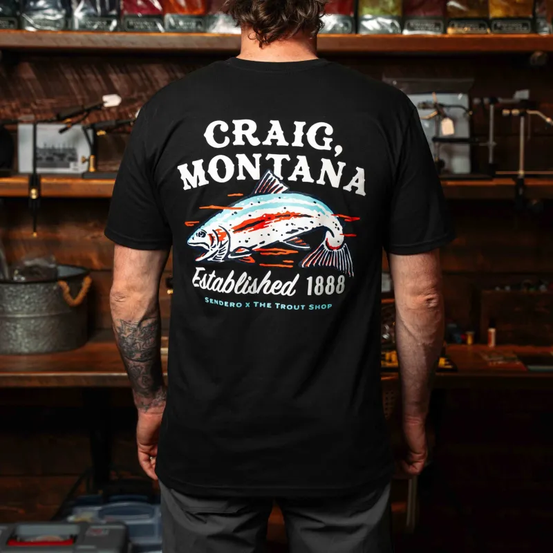 Craig, Montana T-Shirt made by Sendero Provisions CO