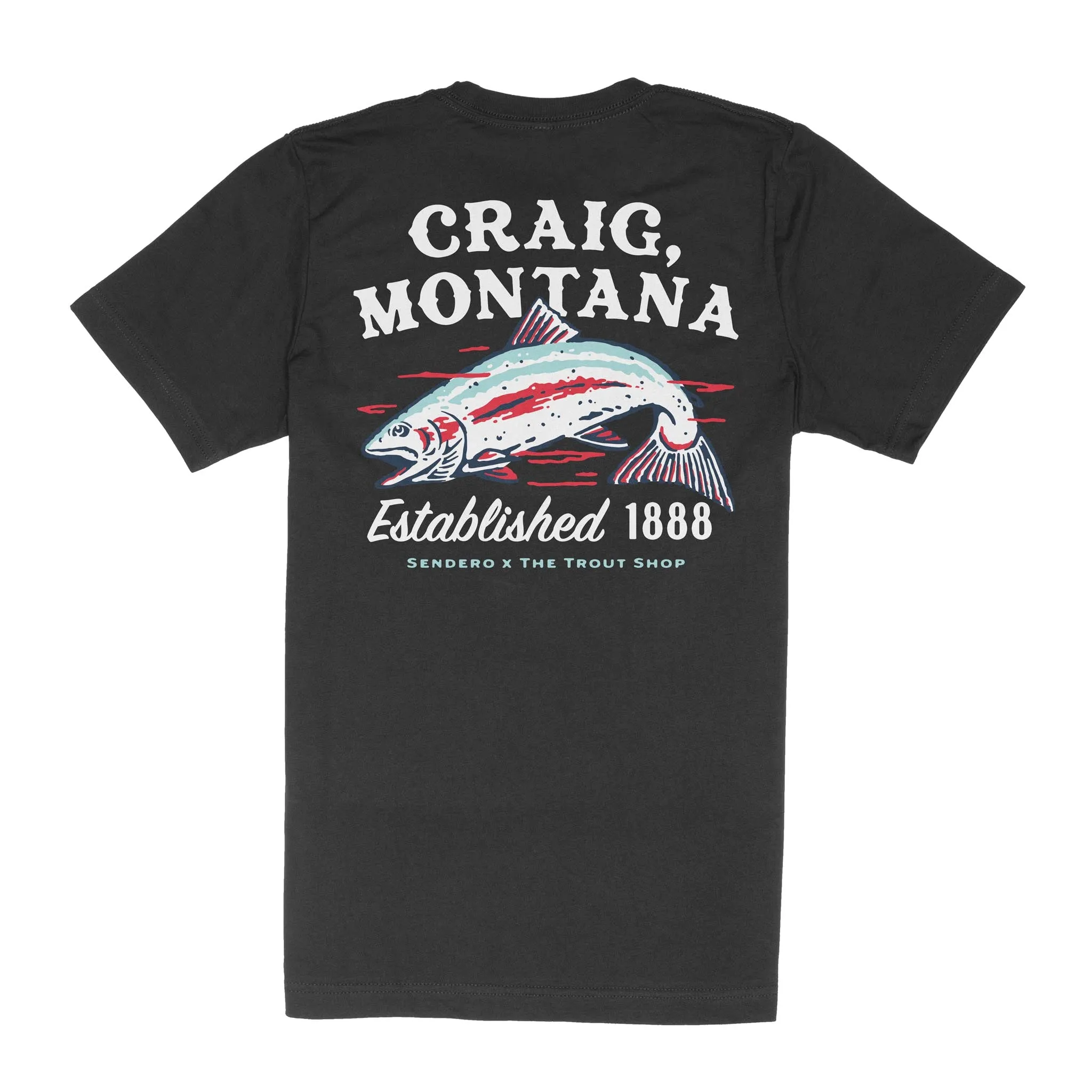Craig, Montana T-Shirt sold by Sendero Provisions CO product image thumbnail 5