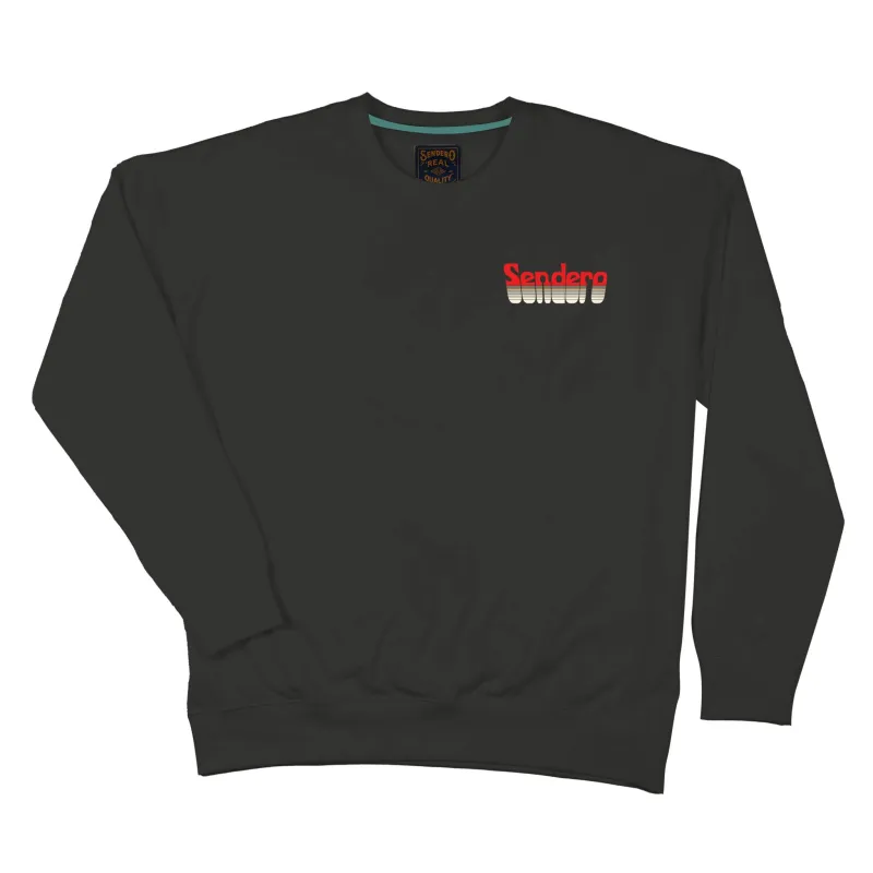 Retro Sendero Logo Sweatshirt - Vintage Black made by Sendero Provisions CO