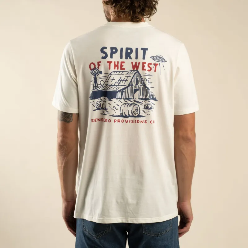 High Plains T-Shirt - Vintage White made by Sendero Provisions CO