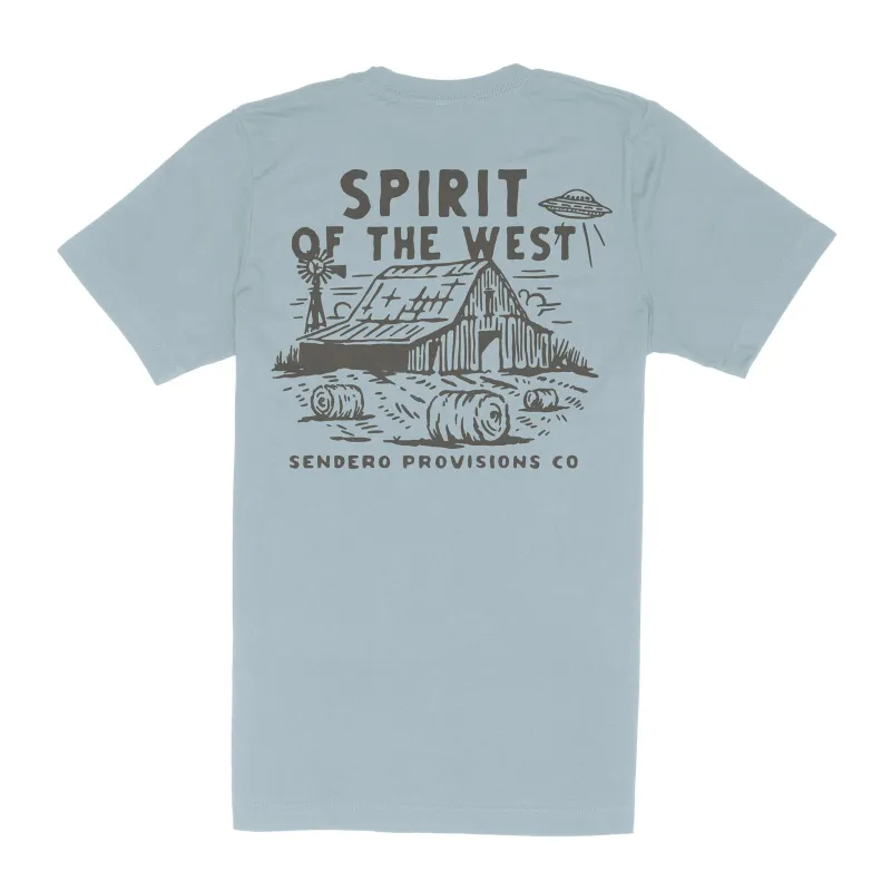 High Plains T-Shirt - Sterling Blue made by Sendero Provisions CO