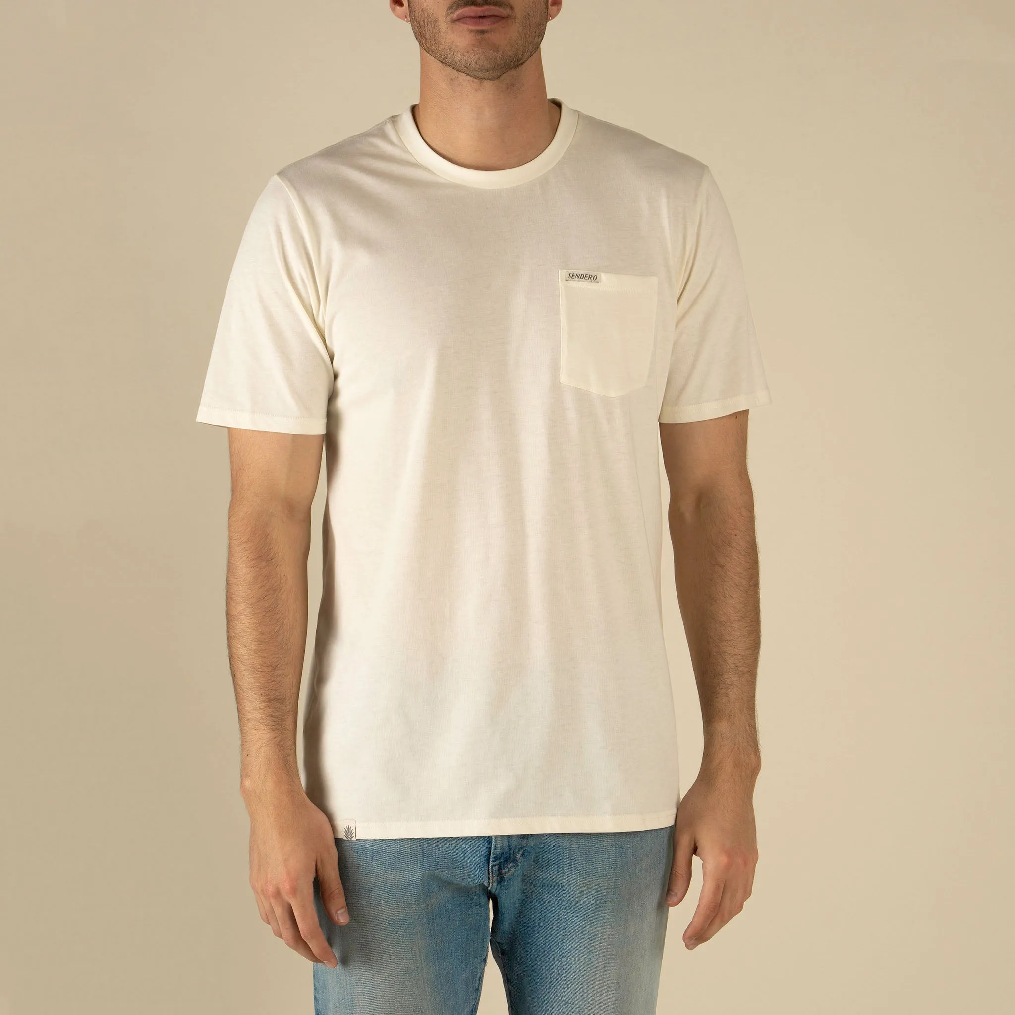 The Standard Pocket Tee - Vintage White sold by Sendero Provisions CO product image thumbnail 2