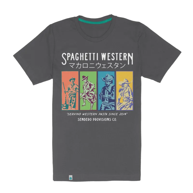 Spaghetti Western T-Shirt - Vintage Black made by Sendero Provisions CO