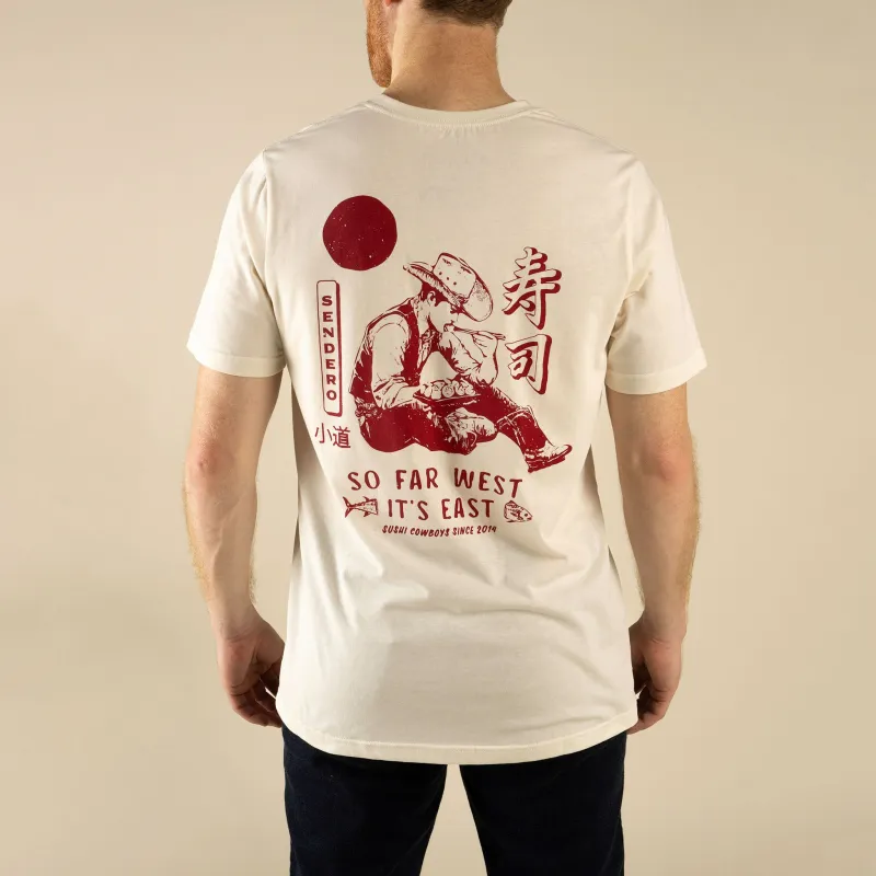 So Far West T-Shirt - Vintage White made by Sendero Provisions CO
