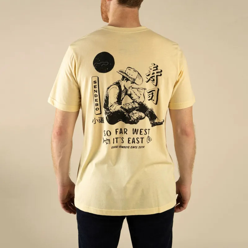 So Far West T-Shirt - Cream made by Sendero Provisions CO