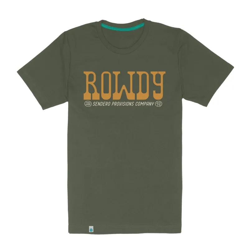 Rowdy T-Shirt - Army Green made by Sendero Provisions CO