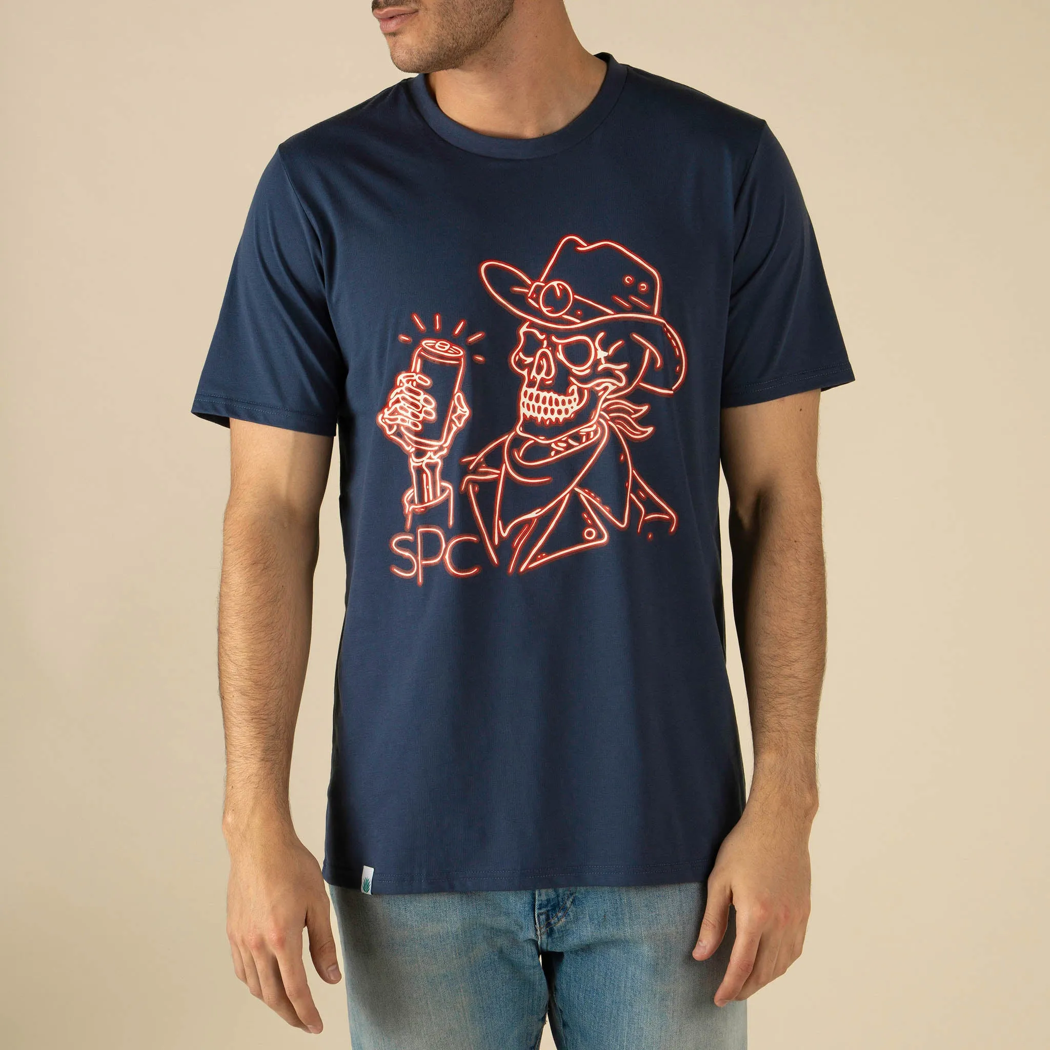 Broadway Bones T-Shirt - Navy sold by Sendero Provisions CO product image thumbnail 2