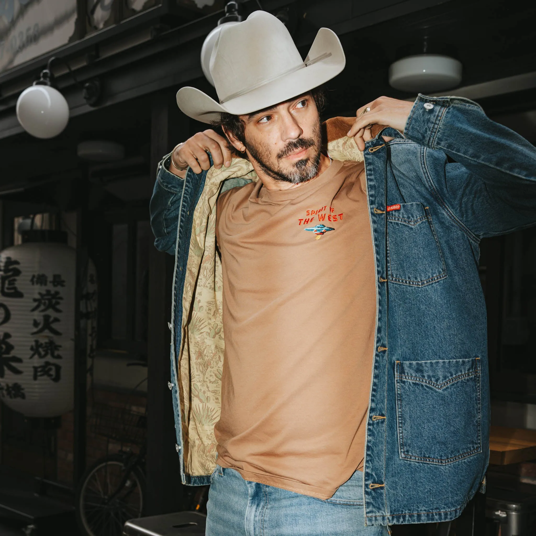 Danger Cowboy T-Shirt - Light Brown sold by Sendero Provisions CO product image thumbnail 3